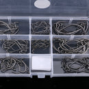 80pcs/box Octopus Fishing Hook Set High-carbon Steel Fishhook Saltwater Bass