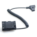 D-Tap To Lp-E6 Dummy Battery Adapter Power Coiled Cable For Smallhd 501/502 C6Y7