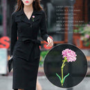 Plant Flower Brooch Fashion Badge Backpack Jacket Decor Ornaments Gift (C) A
