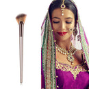 Pro Wood Handle Makeup Brush Powder Face Cosmetic Pen (Small Fan Brush) A