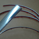 1M DIY Chrome Moulding Trim Strip Car Door Edge Scratch Protector Cover 22MM