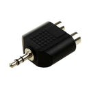 3.5mm Stereo Plug To Dual RCA Jack Adapter