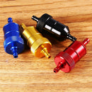 Universal 8 MM Black Petrol Gas Fuel Filter Cleaner Car Motorcycle Quad JS BX