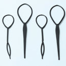 4Pcs Easy Plastic Topsy Tail Hair Braid Ponytail Styling Maker Clip to FHT