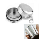 Stainless Steel Portable Outdoor Travel Folding Collapsible Cup Telescopic  Z