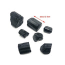 Natural Black Crystal Tourmaline Rough Stone Rock Mineral Specimen DIY Decor