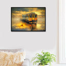 5D DIY Full Drill Diamond Painting Cross Stitch Embroidery (Sunset Train)