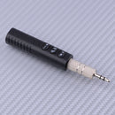 Bluetooth Wireless 3.5mm Jack AUX Audio Receiver Adapter Car Kit Hand free WM