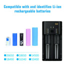 Q2 Smart LED USB Multi-Battery Charger Power Bank 18650 Battery / AA / AAA