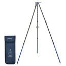 ShineTrip Adjustable Outdoor Campfire Picnic Tripod Camp Equipment (Blue)