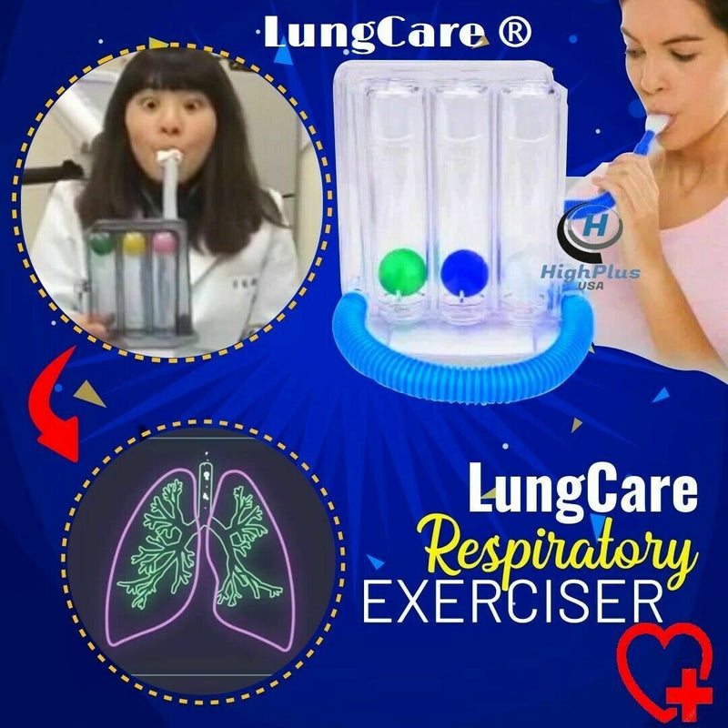 Fitness Test Three-Ball Meter Vital Capacity Training Respiratory Exerciser R7L2