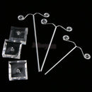 3pcs Earrings Necklace Jewelry Display Rack Metal Stand Organizer Holder