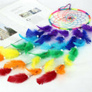 Rainbow Boho Feather Dream Catcher Magic Wall Hanging Decor Home Ornament