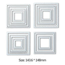 Metal Embossing Cutting Dies DIY Scrapbooking Photo Album Card Rectangle
