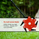 6 Teeth Brush Cutter Blade Metal Trimmer Head 65Mn Grass Trimmer Blades