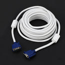 10M VGA Cable Male to Male 3+4 HD Fully Wired 15PIN for Lcd Crt Projector P