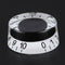 1 Set Of 4 Guitar Speed Control Knobs Volume Tone Knobs (Black / White)