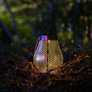 Retro Solar LED Lantern Outdoor Garden Hanging Lamp Lawn Landscape Light