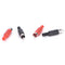 20 Pcs Black & Red Solder RCA Male Plug Audio Video Adapter Connector FE FT