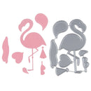 Delicate Flamingos Framed Cutting Dies For DIY Scrapbooking Paper Cards Craft JR