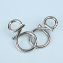 8pcs/Set Metal Puzzle Wire IQ Mind Brain Kids Adults Stress Reliever Toys