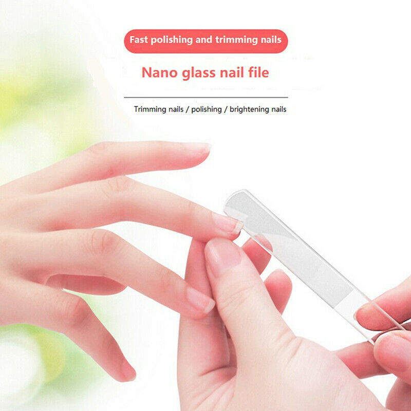 Nail File Tool Nano Glass Buffer Polishing Grinding Nail Art Manicure DevWGJ Gw