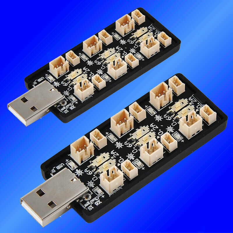 6CH USB 3.8V 1S LiPo Battery Charger Charging Board RC Accessory with USB I P7V1