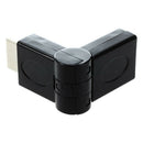 1x HDMI Right Angle Male To Female 90-180 Degree Adapter Cable Lead Connect