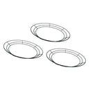 3x 35cm Metal Wire Wreath Frame Rings Form Flowers/Memorial DIY Crafts
