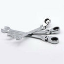 2X(4 Pcs 8 10 12 13 Mm Flexible Reversible Head Combination Ratchet Wrench