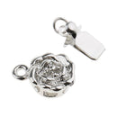 5pcs Flower Shape Bracelet Necklace Clasp Hook Connector Jewelry Findings