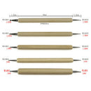 23PCS pottery sculpture kit, including wooden embellishment tools, silicone M1Y6