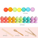 Children's Wooden Toys Hand Brain Training Clip Beads Chopsticks Beads Toys