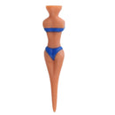 6pcs Sexy Bikini Woman Hot Girl Shape Golf Tee Set Plastic Golf Training