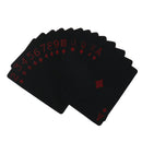 Quality black plastic PVC poker waterproof magic playing cards table game gift