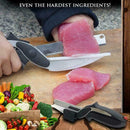 2 in 1 Kitchen Smart Scissors with Cutting Board AU W8R9