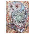 DIY Owl Special Shaped Diamond Painting 50 Pages A5 Notebook Sketchbook