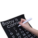 3x Multi-colors Baby is Come Print Cloth Stickers Birth Countdown for T-s DYT