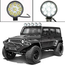 Round 27W 9 LED Flash Strobe Light Warning Lamp for Car Truck Motorcycle