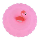 10cm Dia Silicone Cup Lid Leakproof Thermal Insulation Cup Cover(Pink) A