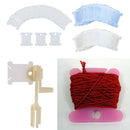 360Pcs Plastic Bobbins Embroidery Floss&Craft Storage Cross Stitch Thread Holder