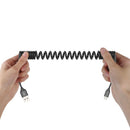 Micro Fast Car 3A USB Charger Adapter With 1.8M Spring Cable For Micro USB Phone