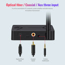 TX13 3 in 1 Bluetooth Transmitter Optical Coaxial AUX 3.5mm Audio Converter