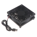 Router fan DIY PC Cooler TV Box Wireless Cooling  5V USB power 120mm fanB Bj