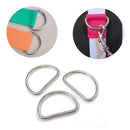 10PCS Metal D Ring Buckle Handbag Leather Bag Purse Strap Belt Web Clasp