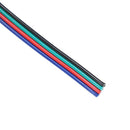 5M 4-Pin RGB LED Extension Wire Connector Cable Cord For 3528 5050 RGB Stri V9O2