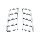 2Pcs ABS Chrome Exterior Front Hood Air Vent Outlet Trim Cover for Mercedes