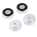 4Piece 20x8mm Speaker Isolation Feet Pad Stand, Aluminum Cone Pad Isolation Base