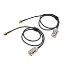 2Pack SMA Female to UHF PL-259 to SO-239 Female Handheld Adapter Antenna Cable