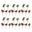 30Pack Fine Shabby Chic Artificial Dried Flowers For Wedding Card Decoration
